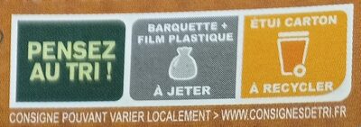 Vegetal burger noisettes - Recycling instructions and/or packaging information - fr