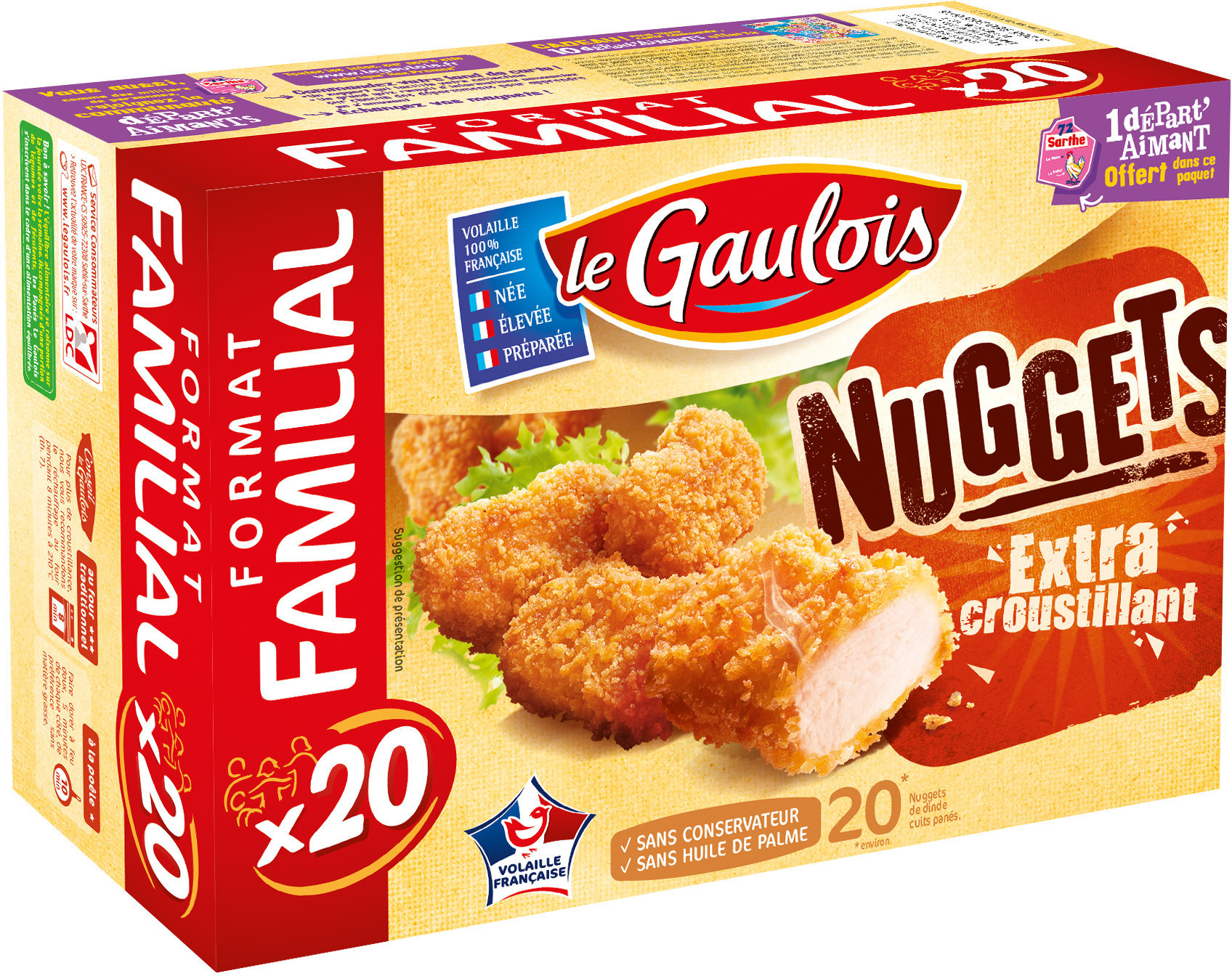 Nuggets Extra Crosutillant x20 - Produit