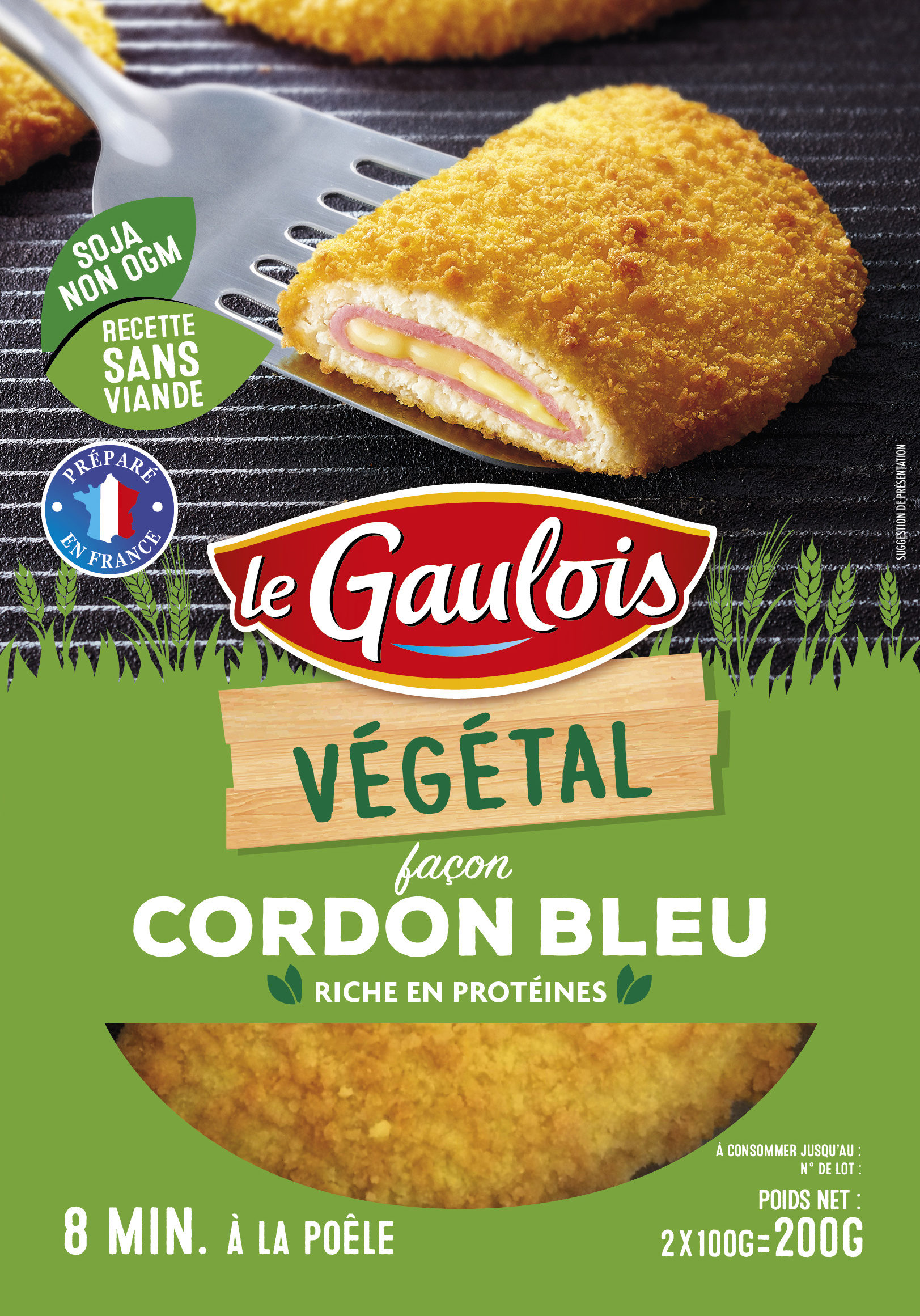 Cordons bleu végétal - Produit