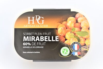 Sorbet plein fruit MIRABELLE DE LORRAINE IGP, 60% de fruit - Product - fr