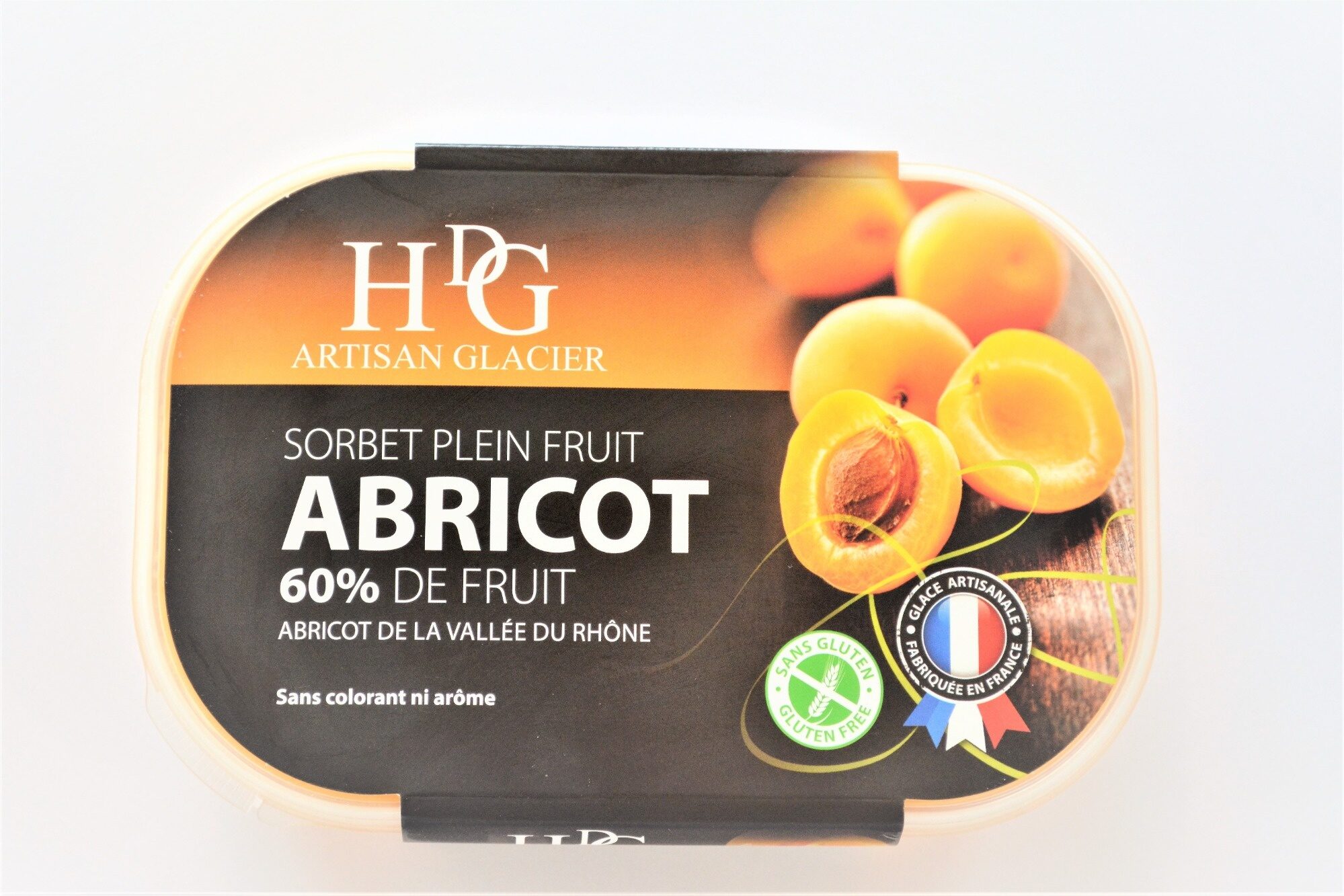 Sorbet plein fruit ABRICOT, 60% de fruit - Product - fr