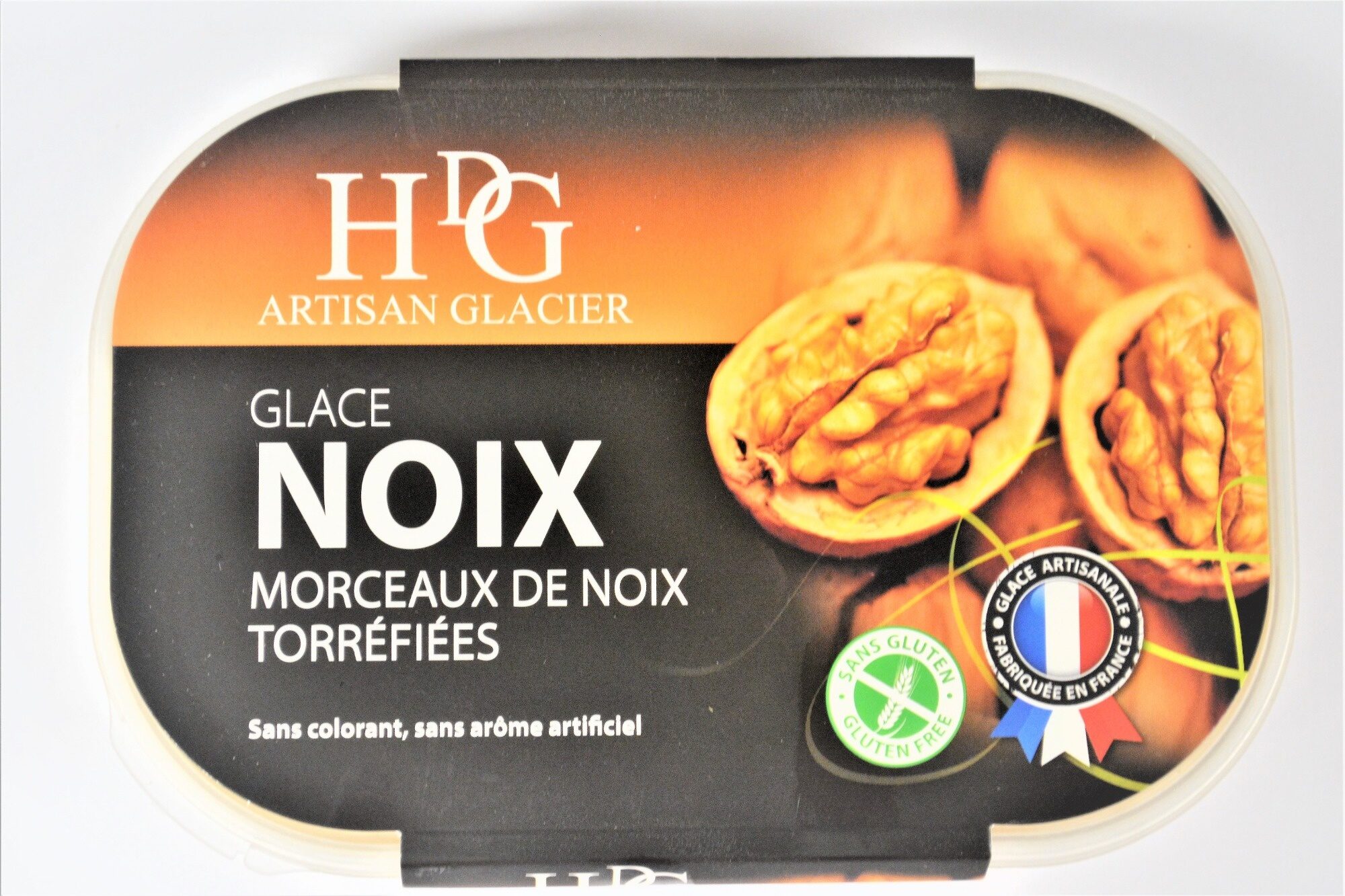 Glace NOIX & morceaux de noix torréfiées - Product - fr