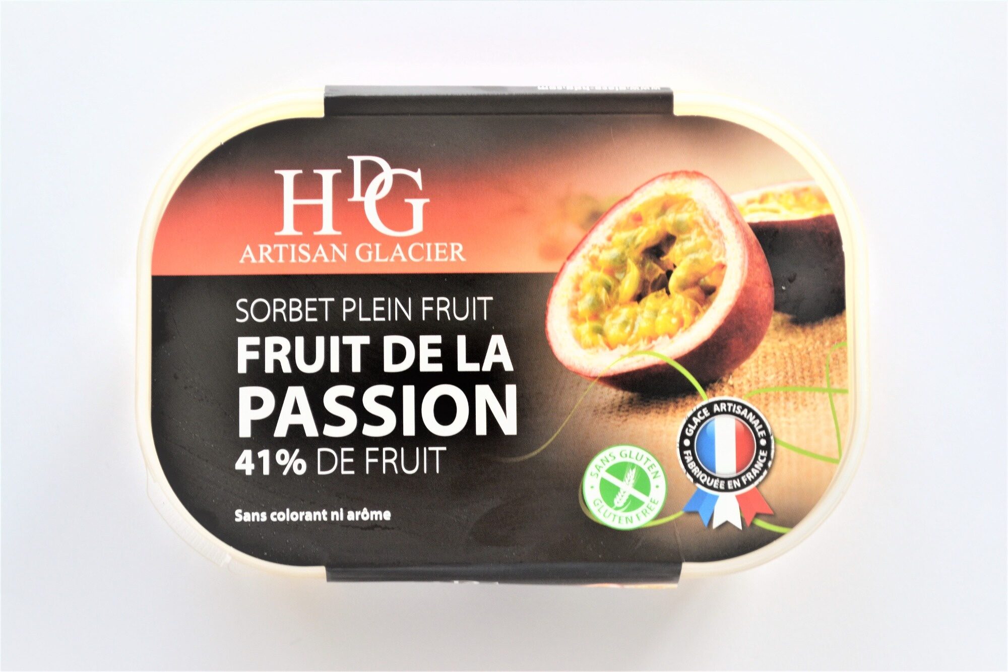 Sorbet plein fruit FRUIT DE LA PASSION, 41% de fruit - Producto - fr