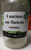 4 saucisses aux Haricots cuisinés - Product