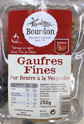 Gaufres fines Pur Beurre à la Vergeoise - Prodotto - fr