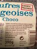 Gaufres Liègeoises Chocolat - Produkt