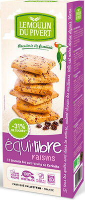 Biscuits équi'libre raisins - Producto - fr