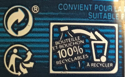 Cristaline Eau de source - Recycling instructions and/or packaging information - fr