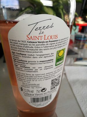 Vin Rosé Terres De Saint Louis, Côteaux Du Varois 2011 - Product - fr