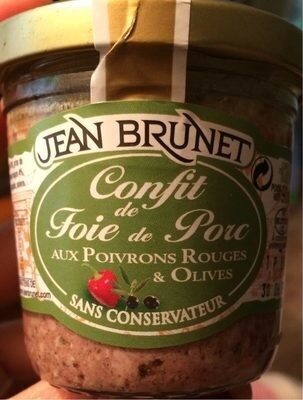 Confit de foie de porc aux poivrons rouges & olives - Product - fr