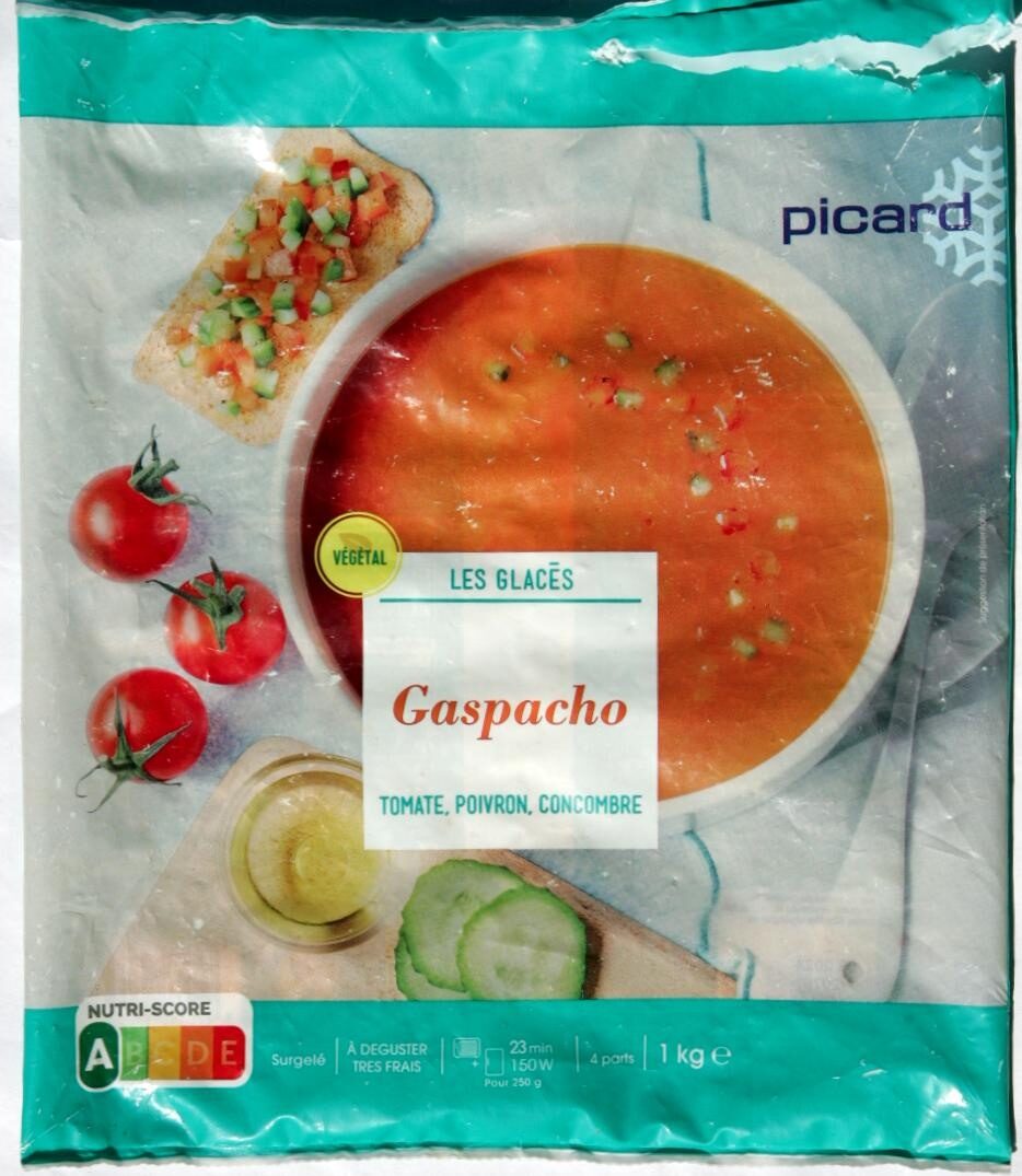 Gaspacho tomate, poivron, concombre - Produit