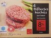 4 Biftecks Hachés 8% - Product