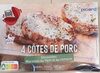 Côtes de porc désossées marinées - Produit