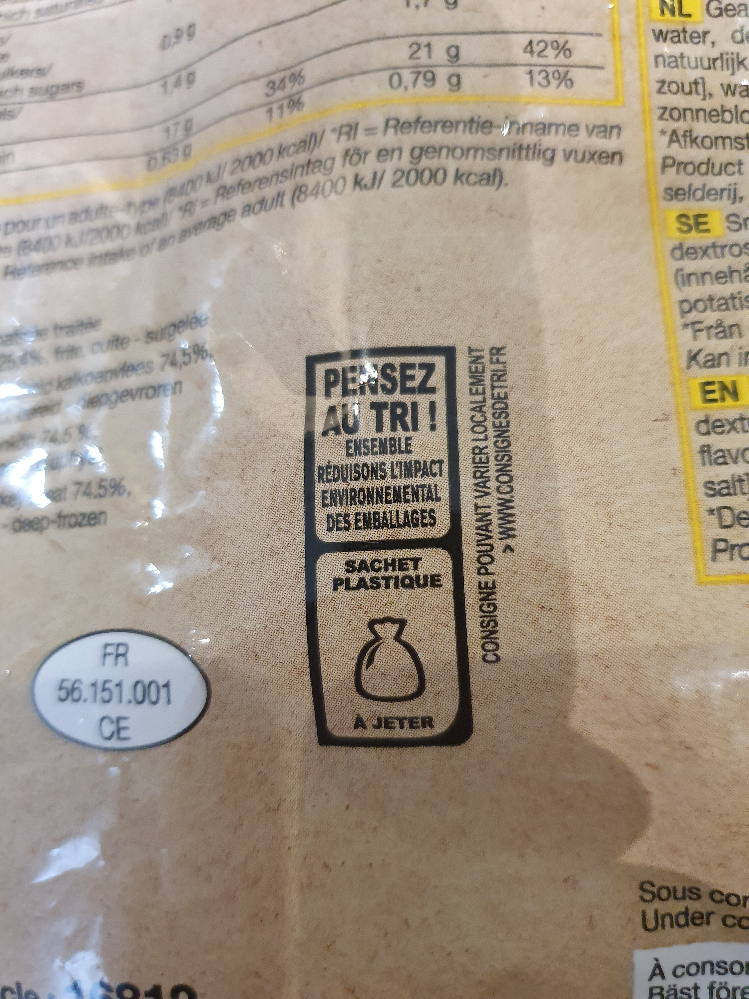 Escalopes de dinde à la viennoise - Recycling instructions and/or packaging information - fr