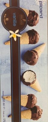 10 mini-cônes vanille - Product - fr
