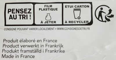 Tarte Tatin - Instrucciones de reciclaje y/o información de embalaje - fr