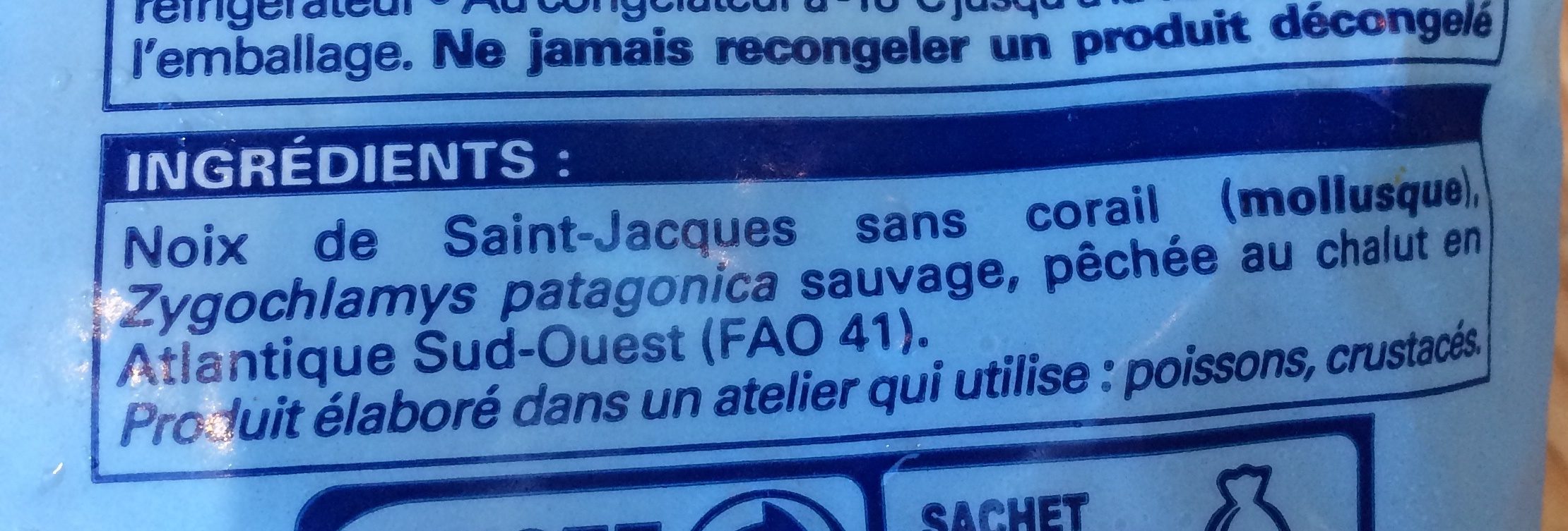 Noix de saint jacques - Ingredients - fr
