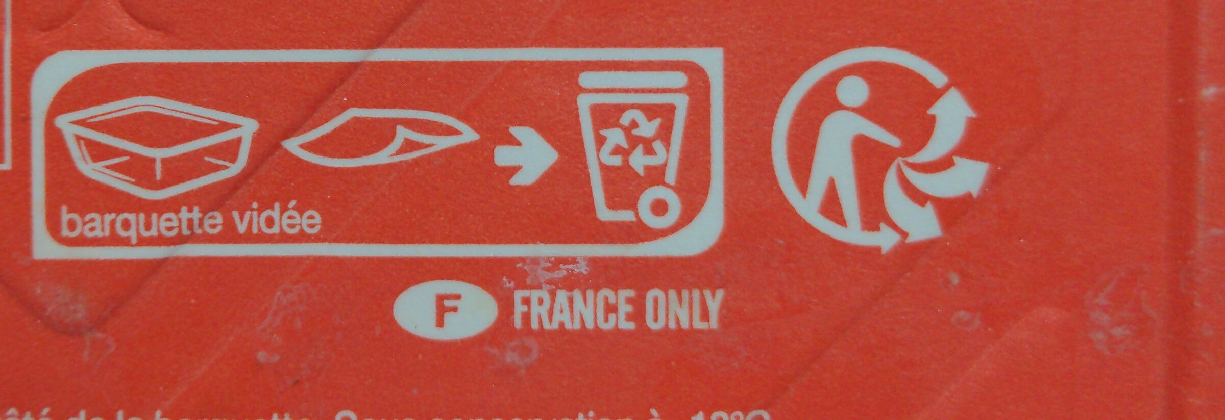 Cannelloni à la bolognaise - Instruction de recyclage et/ou informations d'emballage