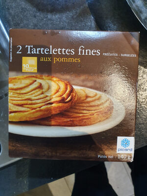 2 Tartelettes Fines Aux Pommes Surgelées - Product - fr