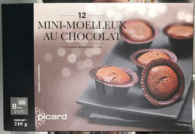 12 Mini-Moelleux au Chocolat - Produit