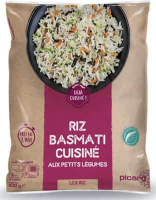 Riz Basmati cuisiné aux petits légumes - Product - fr
