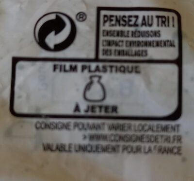 Poêlée à la campagnarde - Recycling instructions and/or packaging information - fr