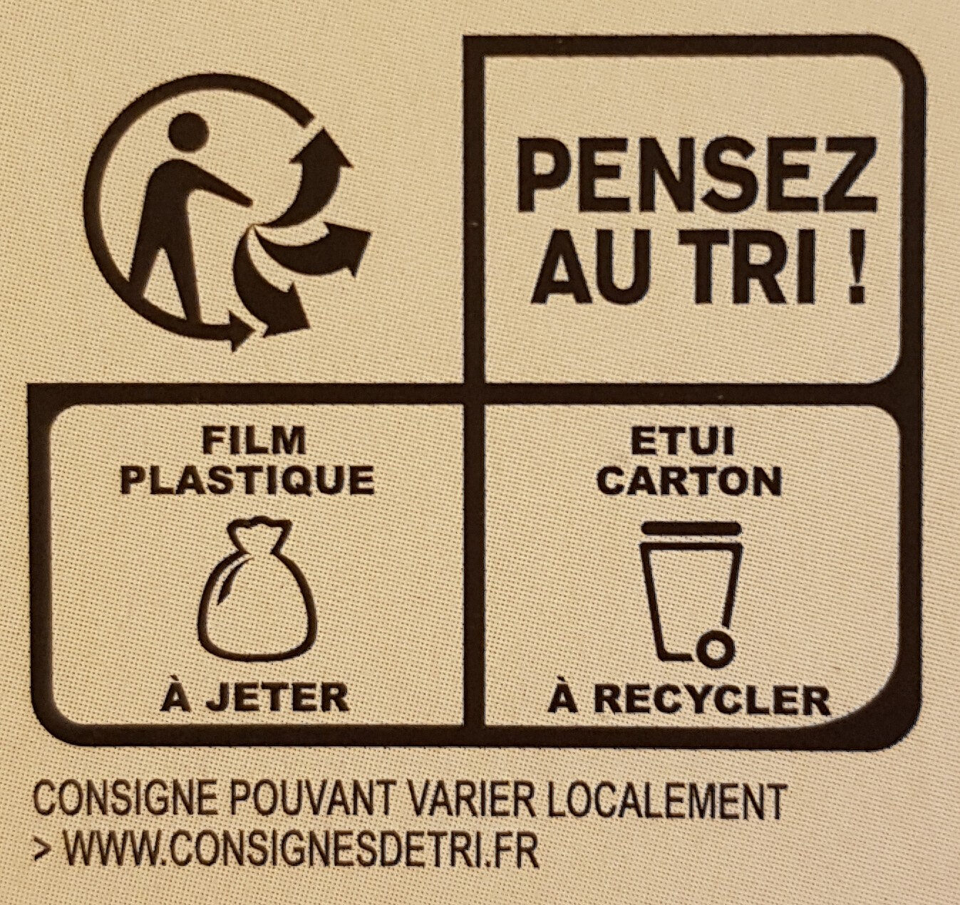 Tourte noix de Saint-Jacques et colin - Recycling instructions and/or packaging information - fr