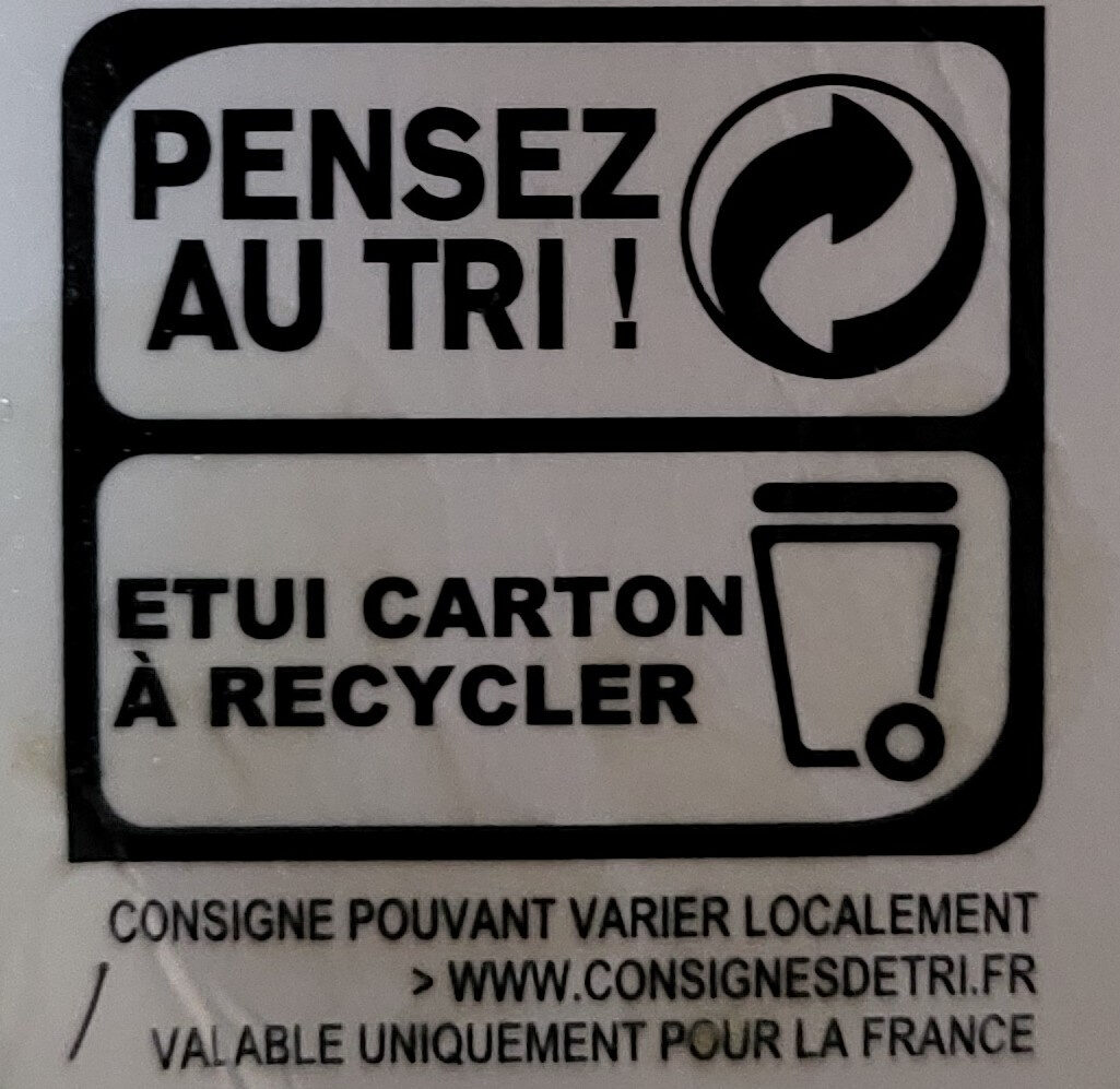 Filet de Merlu blanc du Cap façon meunière - Instruction de recyclage et/ou informations d'emballage