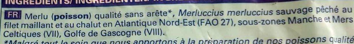 Merlu - Ingredients - fr