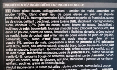 16 macarons - Ingrédients