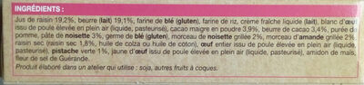Tartelette cacao facon mendiant - Ingredients - fr