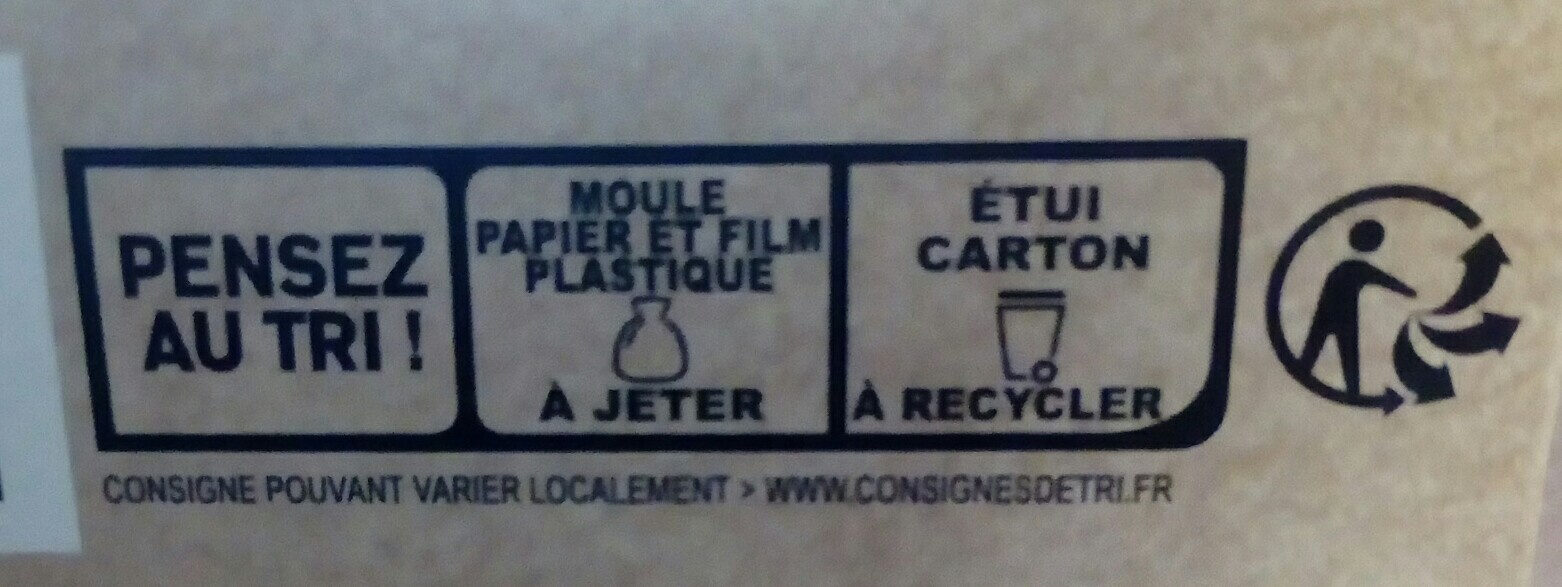 Tartelette au Chocolat et au Caramel Beurre Salé - Recycling instructions and/or packaging information - fr