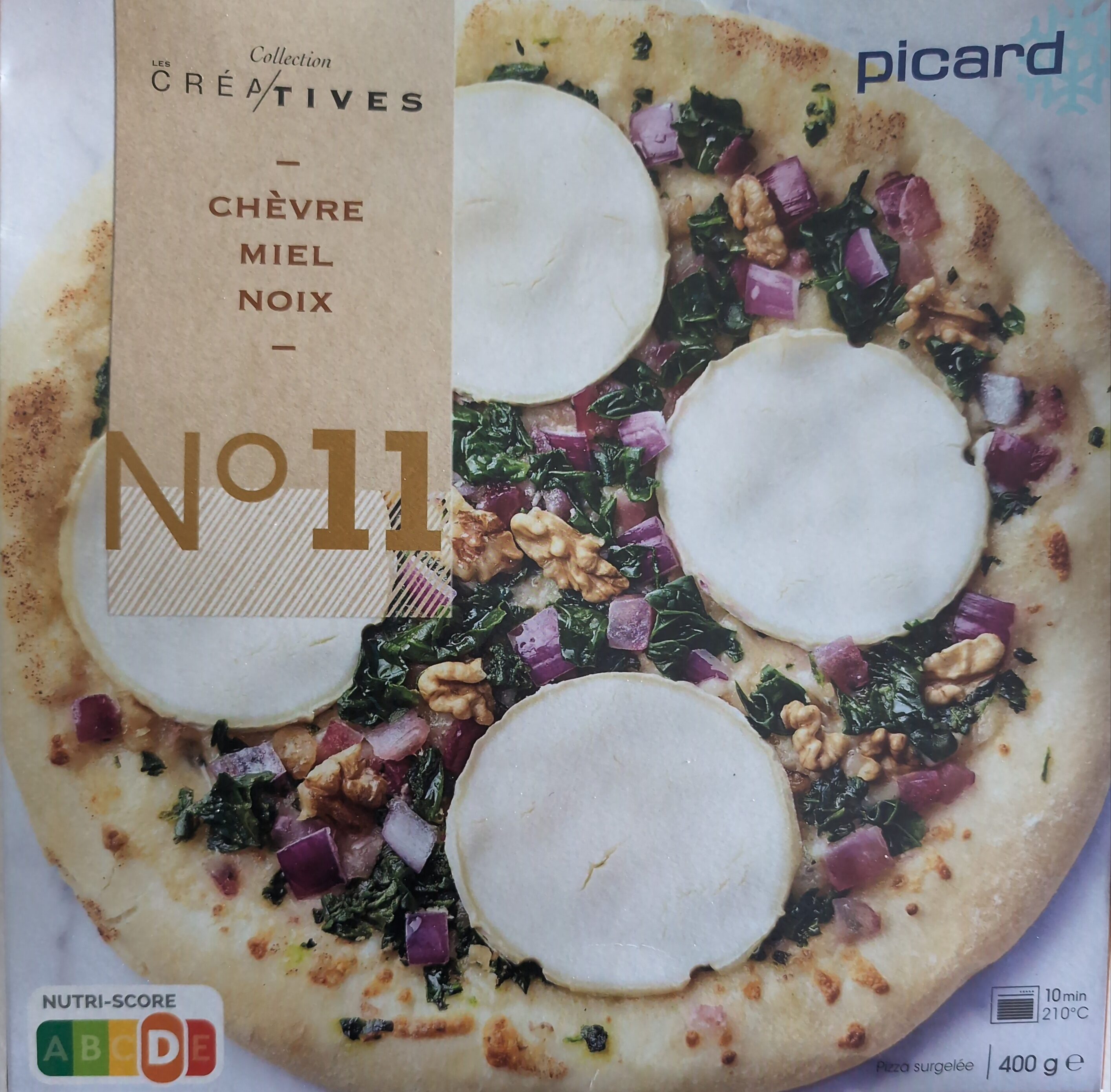 Pizza N°11 - Chèvre, Miel, Noix - Produit