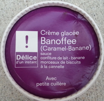 Crème glacée Banoffee (Caramel-Banane) - Produit