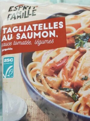 Tagliatelles au saumon sauce tomatée, légumes - Product - fr