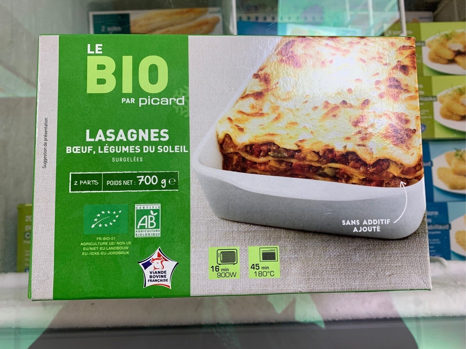 Lasagnes boeuf, légumes du soleil - Product - fr