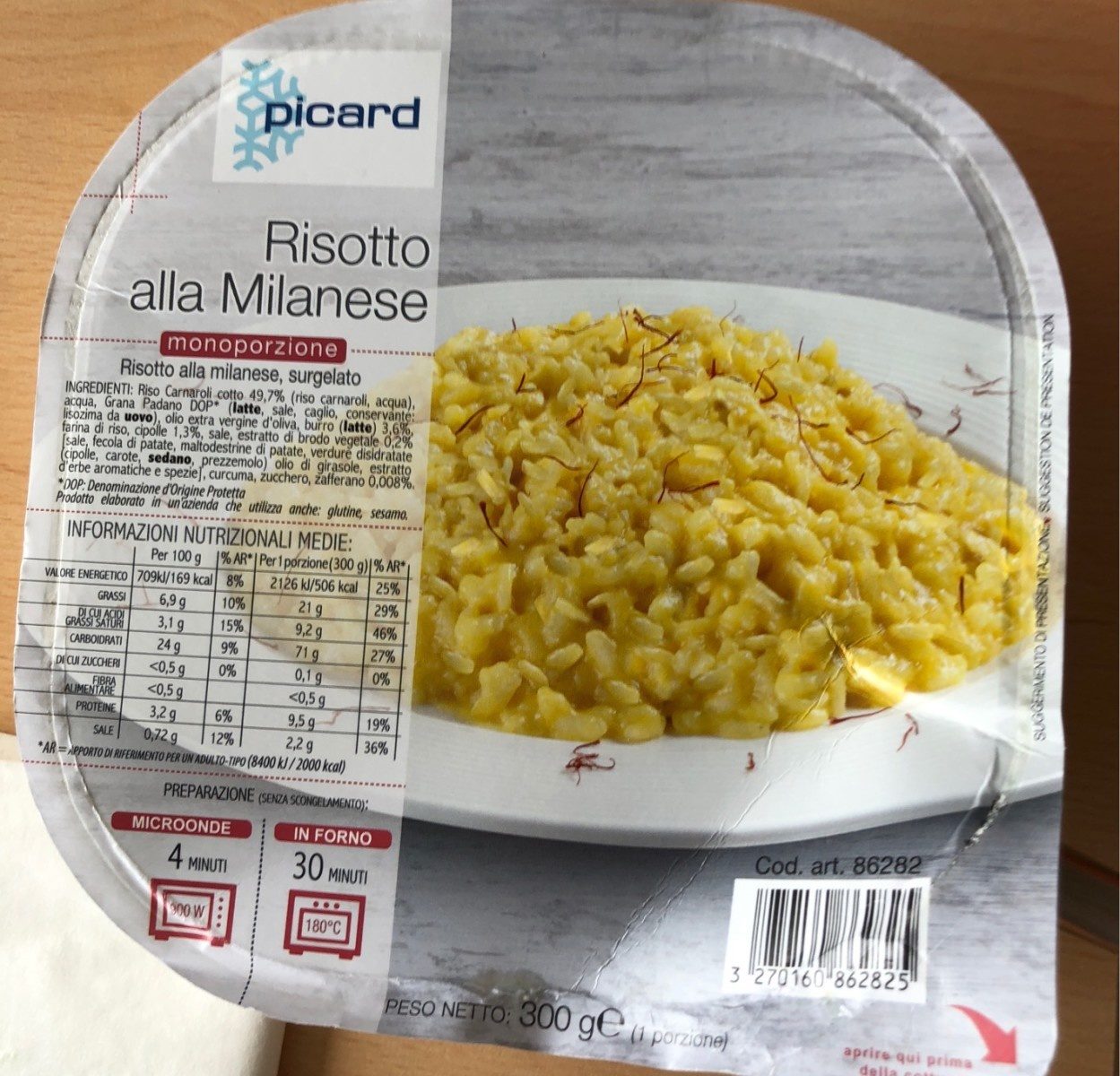 Risotto alla Milanese - Product - fr