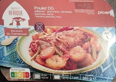 Poulet DG - Recette d'Afrique saveurs du Cameroun - Product - fr
