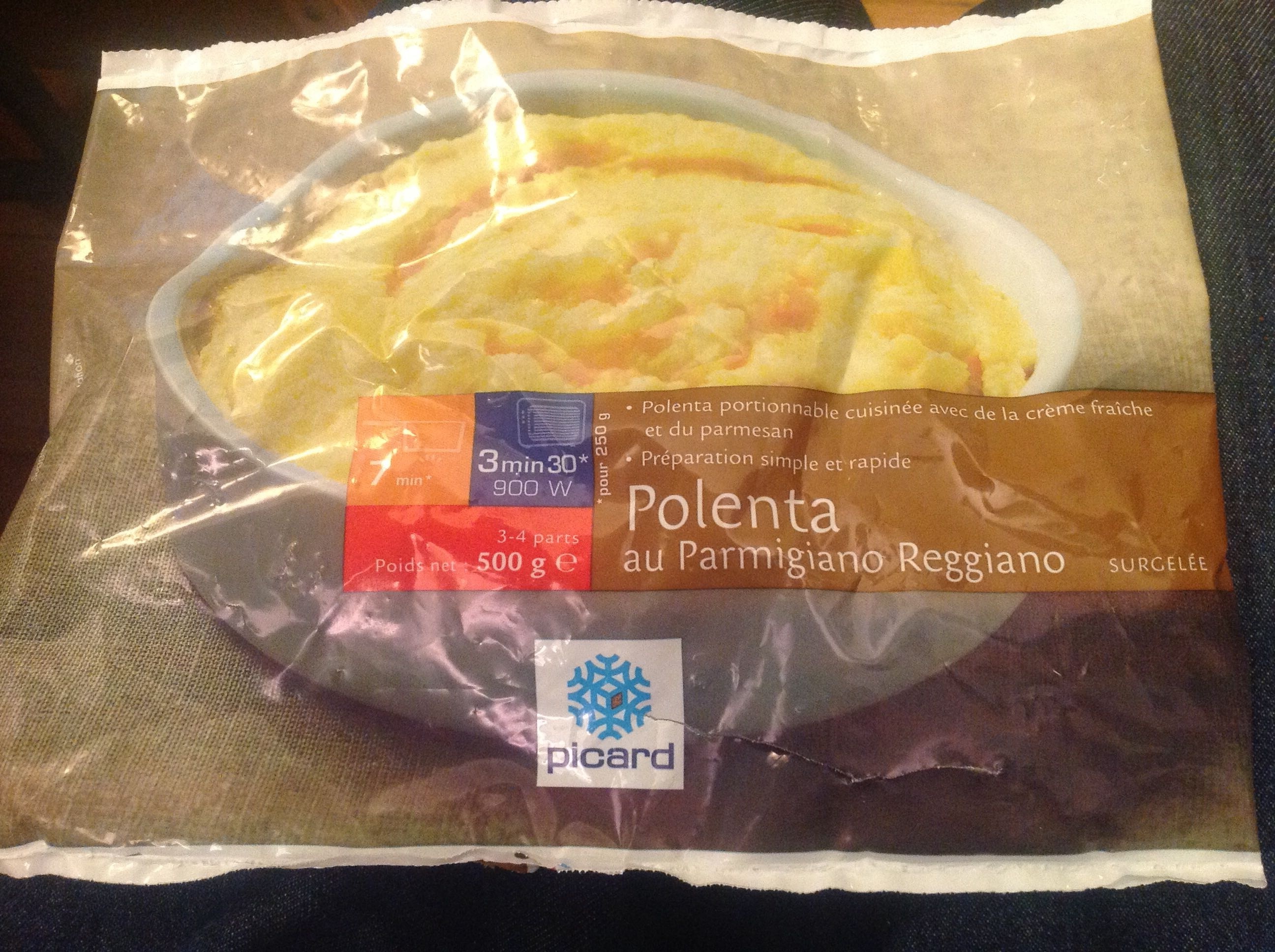 Polenta au Parmigiano Reggiano surgelée - Produit