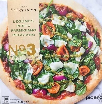Pizza N°3 - Légumes, Pesto, Parmesano Reggiano - Produit