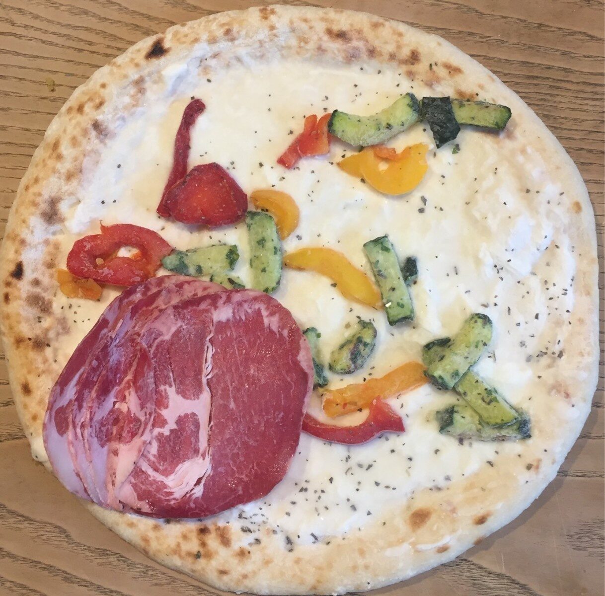 Pizza Coppa Légumes Burrata - Produit