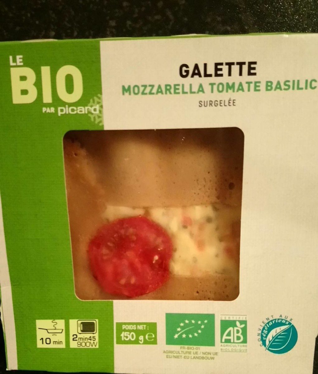 Galette mozzarella tomate basilic - Product - fr