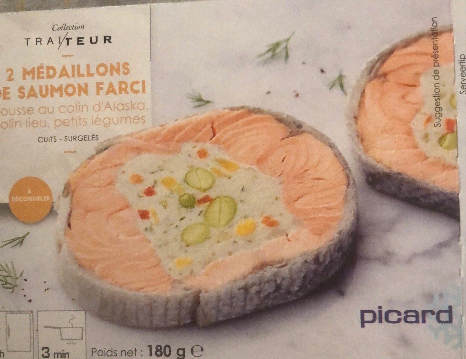 Medaillon saumon farci - Produit