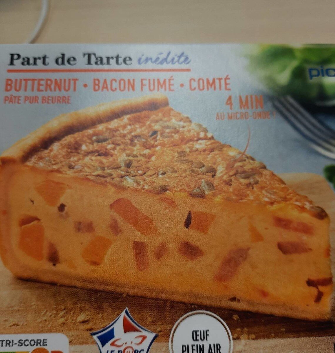 Part de tarte butternut bacon fumé comté - Produkt - fr