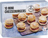 10 Mini cheeseburgers - Producto