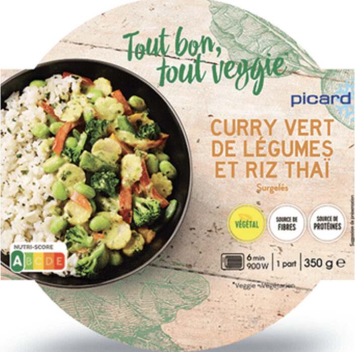 Curry vert de légumes et riz thaï - 产品 - fr