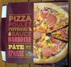 Pizza Poulet Pepperoni Sauce Barbecue Pâte épaisse - Product