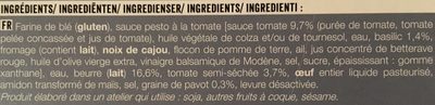 Tarte Soleil au Pesto Rosso - Ingredients - fr