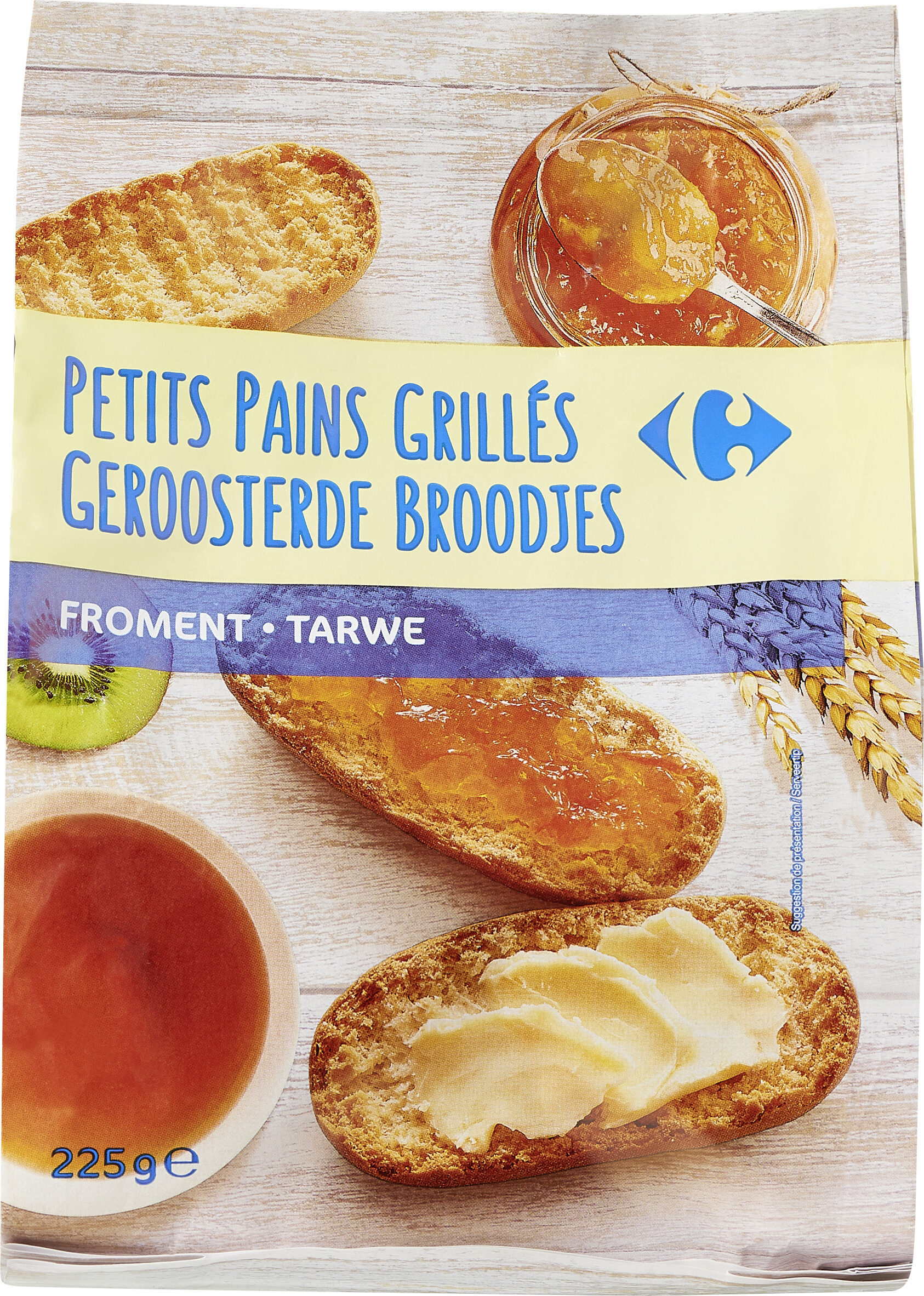 Petits pains grillés Nature - Produkt - fr
