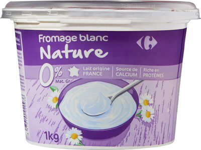 Fromage Blanc Nature 0% - Product - fr